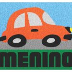 Capacho Desenho Carro com Nome