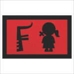 Capacho Banheiro Feminino