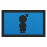 Capacho para Banheiro Masculino