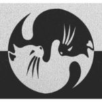 Capacho Modelo Gato Yin Yang