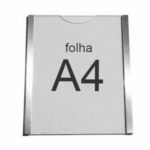 Display Acrílico com aço  Inox A4